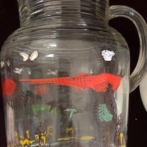 Hazel atlas Pheasant pitcher